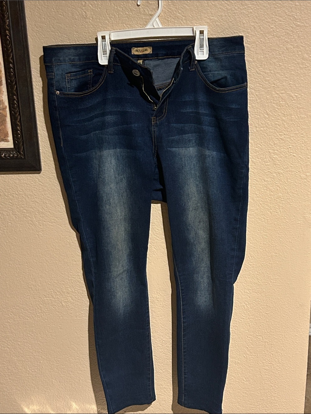 Raw 7 Dark Wash Skinny Jeans Women’s Size 16 Stretch Denim